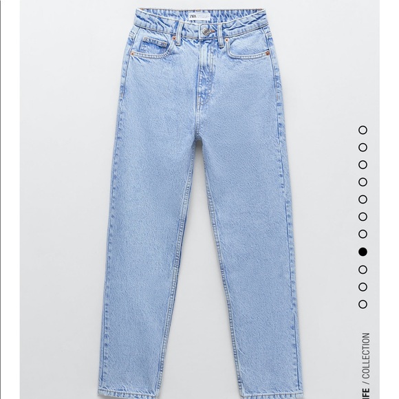 Zara Mom Jean - Light Blue - Picture 3 of 8